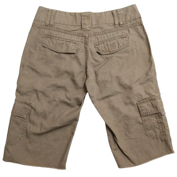 NWT BeBop Women's Brown Cargo Shorts Size 1 Juniors - Picture 2 of 12